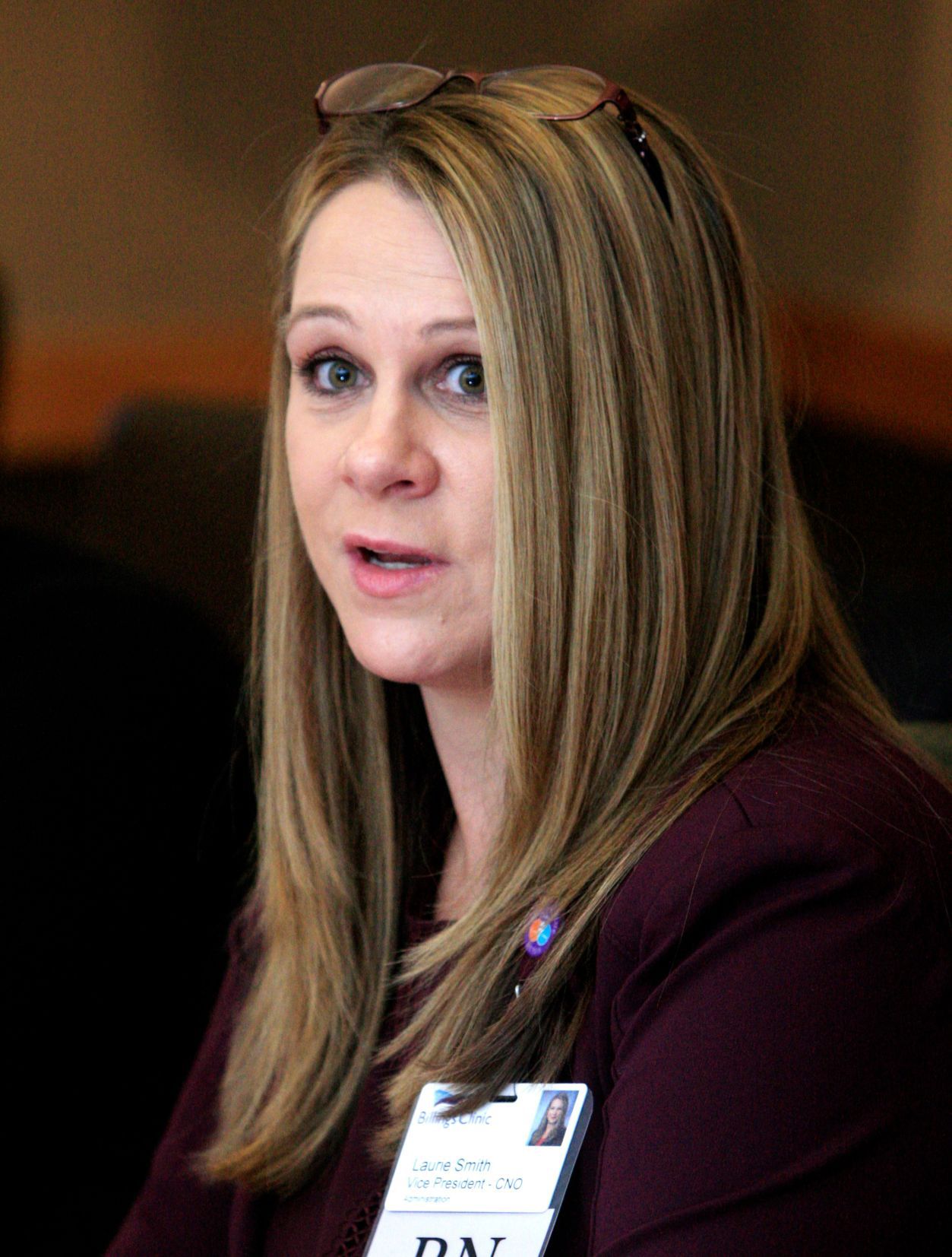 Chief nursing officer Laurie Smith